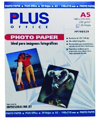 Plus Office 002212 – Fotopapier, A5