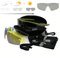 Tryway Taktische professionelle Schutzbrille Ballistic M 3.0 Militärische Strike-Brille UV400 Armee Airsoft-Schießen Gafas-Sportarten Polarisierte Radfahren Paintball Brillen (Grün Farbwechselfolie)