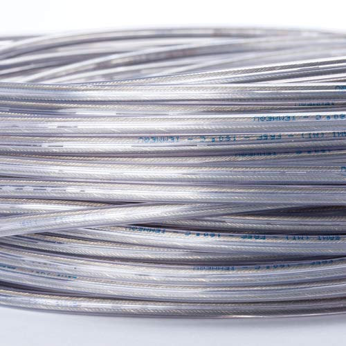 Cable de 2 conductores, transparente, cable de alimentación / 2 x 0,75 mm2 con cable eléctrico