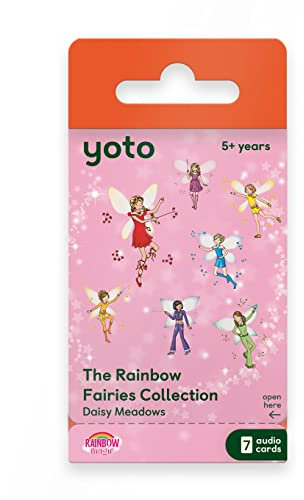 Yoto The Rainbow Fairies Collection by Daisy Meadows – 7 Kids Audio Cards for Use with Player & Mini All-in-1 Audio Device, Screen-Free Listening with Fun Playtime Bedtime Travel Stories, Ages 5+