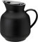 Stelton Isolierkanne Amphora - Teekanne, Thermoskanne, Thermosflasche | 1-Liter-Kunststoffkanne mit Thermo-Glaseinsatz - Zubehör für Haushalt, Küche, Esszimmer - Mattes Finish, Soft Black