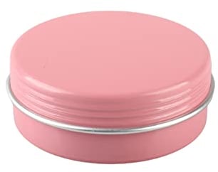 ZEOABSY 100 Pièces 25 ML Vide Rose Pots en Aluminium Cosmétiques Pot Canettes Bocaux Conteneurs 25ml for Fait Main Bougies Crème Baume Voyage, 10x cuillère, 4X Étiquettes