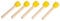 Rayher Lot de pinceaux en mousse, 5 pces., Ø 2cm, réutilisable, peintures diverses, arts créatifs, pochoir, scrapbooking, adultes, enfants- 37082000