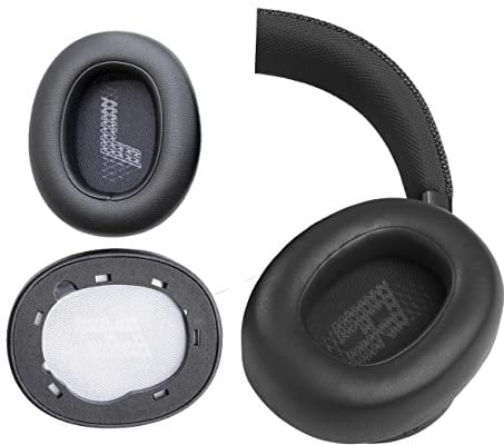 V-MOTA Ohrpolster kompatibel mit JBL Live 660 NC Wireless Over-Ear Noise Cancelling Live660NC Headset, Ersatzkissen, Reparaturteile (1 Paar) schwarz