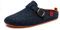 Andrés Machado - Hausschuhe für Damen - Sommer - VAL – Unisex Pantoffeln – Wolle und Filz – rutschfeste Gummisohle und herausnehmbares Fußbett - Blau Orange EU 37