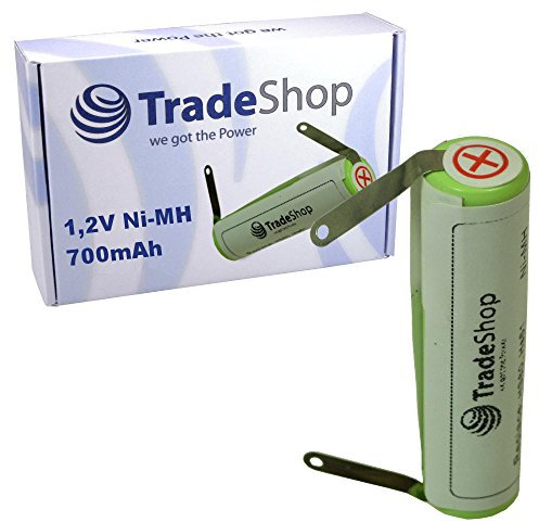 Trade-Shop Ni-MH Akku 1,2V 700mAh kompatibel mit für Wella Contura HS60 HS61 Contura Chrome Haarschneidegerät
