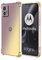 WILLIS TPU Silikon Handyhülle für Motorola Moto Edge 30 Neo, Durchsichtig Farbverlauf Case, Anti Drop und Anti Scratch 6.28 Schutzhülle Schwarzes Gold