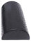 Fitness Foam Roller Yoga Schaumwalzen, halb runde Schaumstoffrollen Muskelmassaget -Muskelrolle für Zuhause, Fitness