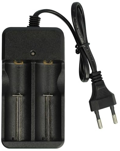 vhbw 2-Fach Akku-Ladegerät kompatibel mit Cytac Li-Ion-Akkuzellen | Haushaltsbatterien