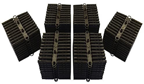 1000 x Brown Wall Raw Plugs 7 x 40mm Expansion Plug Fixings Trade Pack