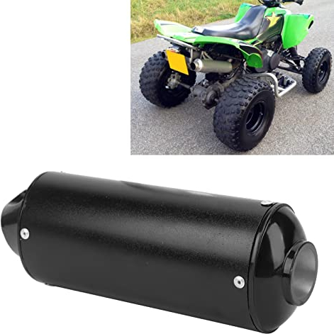 pit bike 125ccm auspuff,pit bike auspuff,Pit Bike Auspuff,Pitbike Auspuff,Pit Bike Auspuff Pit Bike Schalldämpfer Auspuff 32 Mm 1,3 Zoll Auspuffrohr Schalldämpfer Schwarz Für 90 Cc 110 Cc 125 Cc 150 C