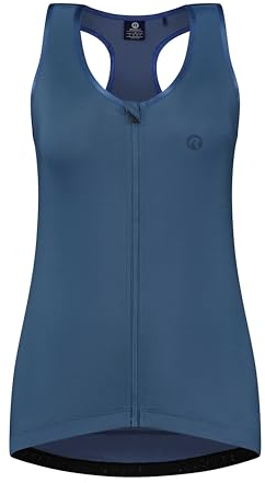 Rogelli Abbey Radtrikot Damen - Armellosen Fahrradtrikot - Marine - Größe S