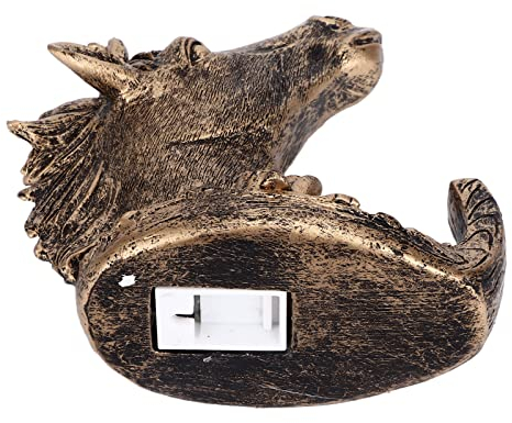 jerss Pferdekopf-Wandaufhänger, Tierform, Badezimmer-Kleiderhaken, Dekoration, Haken, Wanddekoration für Tierkopf-Kleiderhaken