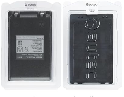 Batterie AUTEC originale - NC0707L - R0BATT00E02A0-7,2V 700mAh, noir
