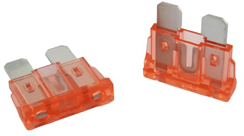 5 Stk. SeKi Standard ATO Flachstecksicherung 40A orange; Auto Sicherung 19mm Flachsicherung 32V/DC Boot Wohnwagen