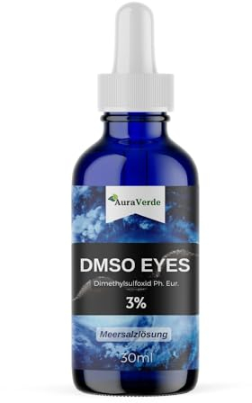 DMSO EYES - 3% Tropfen | Meersalz Lösung + Dimethylsulfoxid Ph. Eur. 99,9% | Isotonisch | Ultra Premium | Made in Germany | 30ml