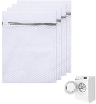 Mesh Laundry Bags, Washing Bags for Laundry, 40x30cmx2/30x25cmx2 Laundry Bags for Washing Machine, Washing Nets Laundry Bags for Bra, Delicates Blouse, Lingerie Baby Clothes, (Energy Class A)