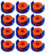 12 Pcs Trimmer Replacement Spool Line with Spool Cover Compatible with MacAllister MGTP18Li 1.5mm 1x2.5m Grass Trimmers