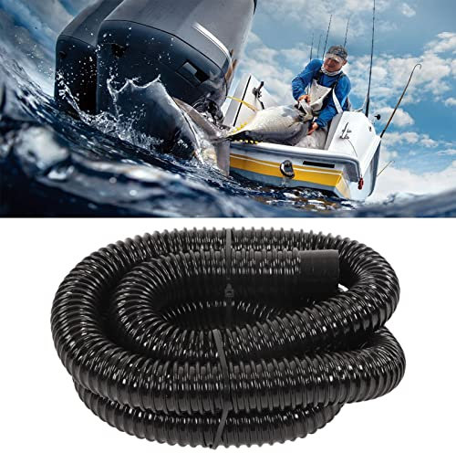 Marine Bilge Pump Hose Kit, Bilge Pump Hose Plumbing Kit, Thru Hull Fitting, 6.6ft PVC Hose, 2pcs Clamp, for Removing Water, Functional Boat Accessories