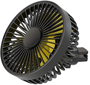 AYPOHU Car Fan USB Electric Car Cooling Fan With 360 Degree Adjustable For Head 3 Speed Vehicle Clip Fan/Mute Automobile Vehic 5v Fan 120mm Usb 5v Fan Speed Controller 110 10.5cm