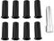 Türscharnierbuchsen, Türscharnierbuchsen-Set, 8-teilig, für Autos, Ersatz für JKU 07–18