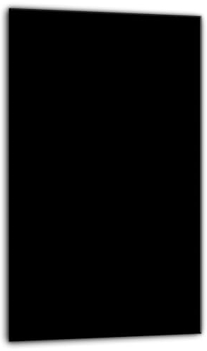 DarHaus Placa protectora de vitrocerámica 30x52 cm 1 pieza cocina eléctrica universal para inducción protección contra salpicaduras tabla de cortar de vidrio templado como decoración negro