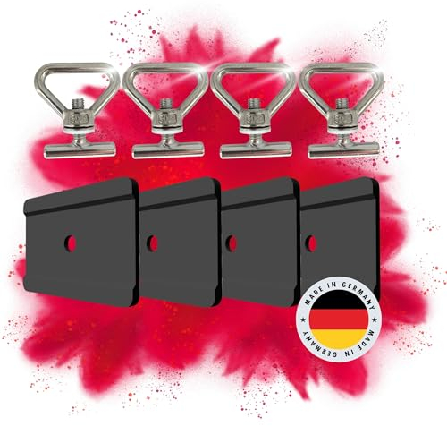 ULROAD Zurrösen zur Ladungssicherung + Führungsbügel Abdeckung Schiene für VW T5 T6 Multivan Transporter California Profilschienen Multiflexboard Sitzschiene Profilschiene Zubehör Innenraum