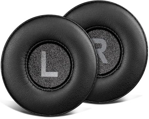 SOULWIT 70mm Ersatzpolster Ersatz Ohrpolster für Logitech Zone 300/Zone 301/Zone 305 Wireless Kopfhörer, Polster mit weichem Proteinleder, Geräuschisolationsschaum, erhöhte Dicke