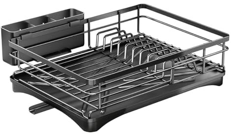 Escurridor de Platos, escurridor de Vajilla - Escurridor de Cocina para Cuenco - Escurridor de Vajilla grande para encimera de cocina, escurridor de Vajilla para Platos, Platos, Tazas