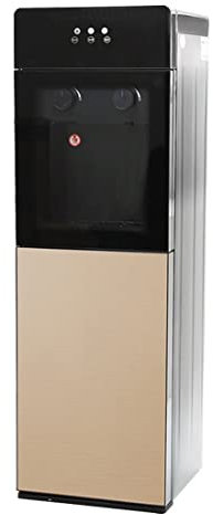 Water Dispenser Cooler Ice Warm Double Door Glass Down Type Water Boiler for Home Office Commercial - Floor-Loading Standing Rotary