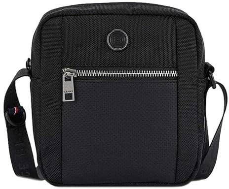 Serge Blanco - Sacoche bandoulière homme Control - 17 x 18 x 4 cm - Noir