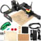 VEVOR Laser Graviermaschine Arbeitsbereich 270 x 440 mm Graviergerät, 0,05 mm Lasergravierer, 450 nm Gravierfräsen, Lasergravur 4,5 W Schneidemaschine, 6000 mm/min Geeignet für Holz, Metall, Acryl