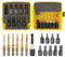 15 Piezas Machos para Roscas Juego, Roscar-Chaflanar Broca Metal, con Varilla Extensión, Extractores Nueces, Macho Roscar Compuesto (1/4-20NC, 12-24NC, 10-32NC, 10-24NC, 8-32NC, 6-32NC) (amarillo)