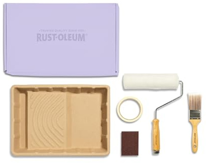 Rust-Oleum Ready to Roll - Eco Paint Kit (Large) - Matt Wall Paint Pastel Purples