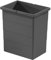Hailo Inneneimer 1137669 | 20L Mülleimer-Einsatz mit Henkeln | Kunststoff-Abfallbehälter dunkelgrau | 320 x 226 x 350 mm | Ersatz-Eimer für Abfallsysteme Cargo-Soft Raumspar-Tandem Separato K