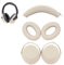 Custodia protettiva per cuffie Sony WH-1000XM4, custodia protettiva in silicone per auricolari 1000 x M4, resistente al sudore e facile da pulire, custodia protettiva (beige)