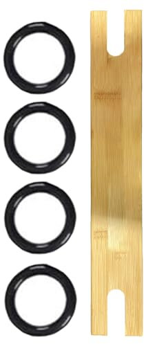 Hochstuhl Fußstütze, Rutschfeste Abnehmbar Baby-Hochstuhl-Zubehör Mit 4 Gummiringen, Holz-Fußstütze Leichter Kinderhocker Für Zuhause, Reisen & Outdoor