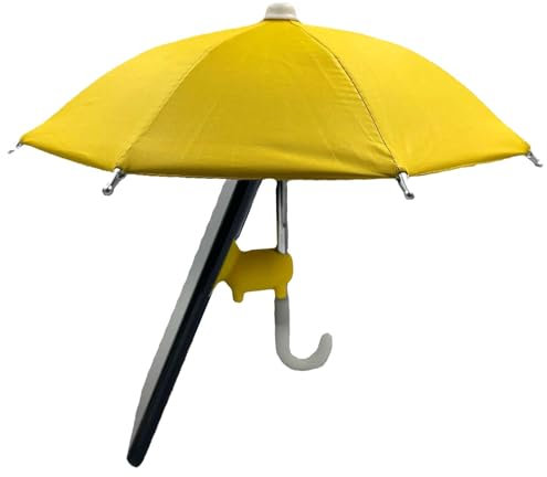Bollisate Cell Phone Umbrella Sun Shade, UV Protection Phone Umbrella, Creative Desktop Phones Holder, Adjustable Suction Cup Phones Stand Umbrellas, Mobile Holder With Sun Shade for Outdoor Use