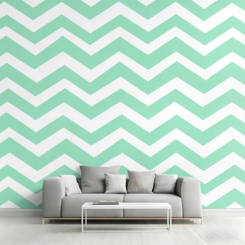 Chevron Striped Wallpaper for Living Room Bedroom, Wall Mural