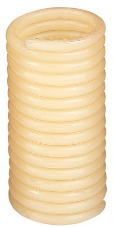Candle by the Hour 48-Hour Candle Refill, Eco-Friendly Natural Beeswax with Cotton Wick
