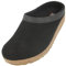 HAFLINGER Grizzly Torben Filzclog aus reinem Wollfilz Schwarz, Gr. 44