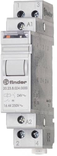 Finder Serie 20 – Schaltwerk 1 Kontakt offen + 1 Kontakt geschlossen 230 VAC agsn02 35 mm