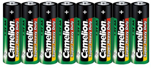 Camelion Super Heavy Duty Green 8er Packung Batterien Mignon AA R06 UM3