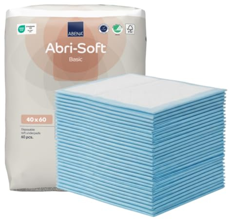 ABENA Abri-Soft Basic Disposable Underpad 40 x 60 cm 800 ml Pack of 60