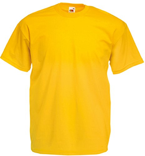 Fruit of The Loom Men's T-Shirt, Large Sunflower, M
