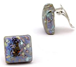 Antica Murrina Damen Ohrring, Edelstahl, Glas , OR422A12