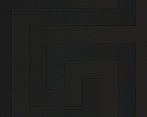 Livingwalls Versace Design Tapete Schwarz - Luxus Grafik-Tapete geometrisch Mustertapete Vliestapete 10,05 m x 0,70 m - Made in Germany