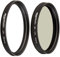 Amazon Basics Filtro polarizador Circular 55mm + Filtro de Proteccion UV 55mm
