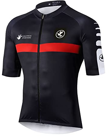 UGLY FROG Stoff-Upgrade – Milchfaser Bike Wear MTB Rennrad Radsport Bekleidung Herren Radfahren Jersey Männer Mountainbike Trikot Full Zip Fahrrad Shirt Laufende Top Road MTB Kleidung