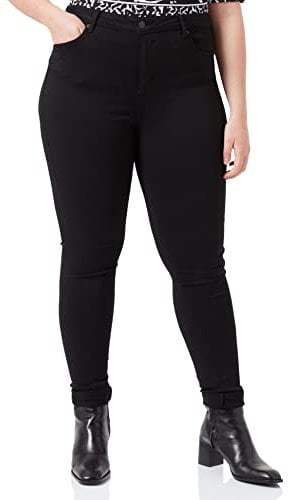 VERO MODA Damen Vmsophia Hr Ba037 Noos Ga Skinny Jeans, Black, XS EU